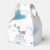 ヴィンテージ飛行機誕生日貸与箱 フェイバーボックス (裏面サイド)