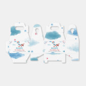 ヴィンテージ飛行機誕生日貸与箱 フェイバーボックス (折り畳みなし)