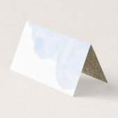 ヴィンテージ飛行機赤ちゃんシャワー食品テーブルカード 名刺 (裏面)