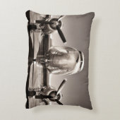 ヴィンテージ飛行機 アクセントクッション (裏面(縦))