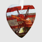 ヴィンテージ飛行機：シャーリー・テイラー オーナメント (正面)