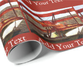 ヴィンテージ飛行機:シャーリー・テイラー ラッピングペーパー (ロールコーナー)