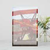 ヴィンテージ飛行機：シャーリー・テイラー 便箋 (スタンド正面)