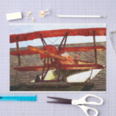 ヴィンテージ飛行機:シャーリー・テイラー 薄葉紙 (クラフト)