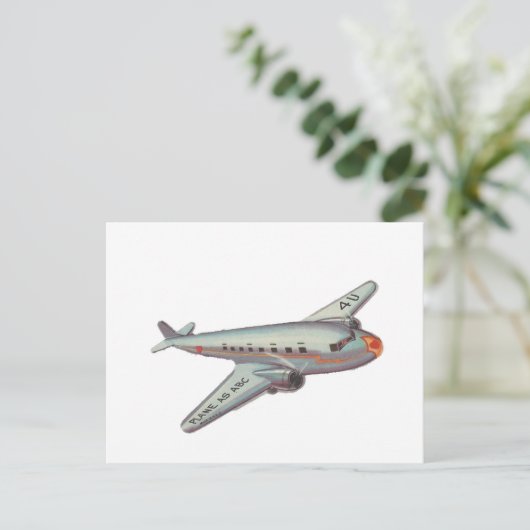 ヴィンテージ飛行機 シーズンポストカード (スタンド正面)