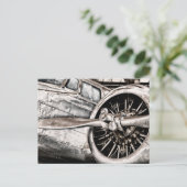 ヴィンテージ飛行機 ポストカード (スタンド正面)