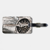 ヴィンテージ飛行機 ラゲッジタグ (裏面横)