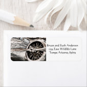 ヴィンテージ飛行機 ラベル (インサイチュ)