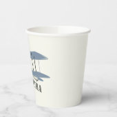 ヴィンテージ飛行機 紙コップ (左)