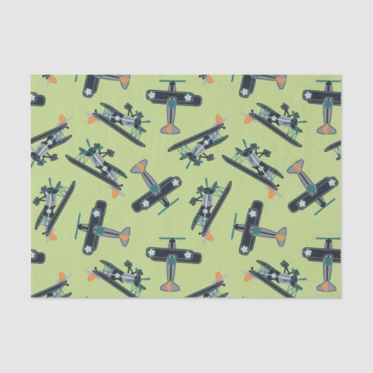 ヴィンテージ飛行機 薄葉紙 (正面)