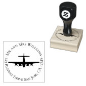 ヴィンテージ飛行機P-51マスタング軍隊航空 ラバースタンプ (押印)