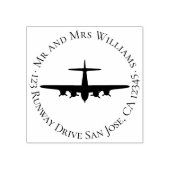 ヴィンテージ飛行機P-51マスタング軍隊航空 ラバースタンプ (インプリント)