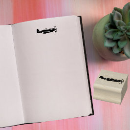 ヴィンテージ飛行機P-51マスタング軍隊航空 ラバースタンプ