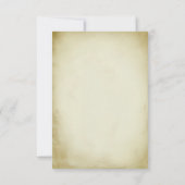 ヴィンテージ飛行船熱気球結婚機 出欠カード (裏面)