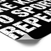 ヴィンテージ食べギフトスリープ子供をスポーツの繰り返しに連れて ポスター (角)