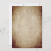 ヴィンテージ食べゴシック、飲み物、怖いハロウィーン 招待状 (裏面)