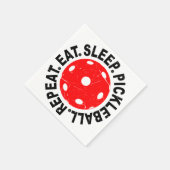 ヴィンテージ食べスリープピックボールの繰り返し スタンダードカクテルナプキン (角)