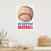 ヴィンテージ食べスリープ遊ロー ポスター (キッチン)