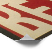 ヴィンテージ食べフルーツ健康WPAポスター ポスター (角)