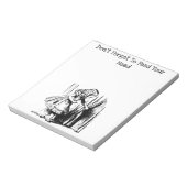 ヴィンテージ食べ物を与えの頭 ノートパッド (回転)