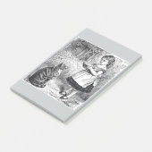 ヴィンテージ食べ物を与えガールズキャットAソース・オブ・ミルク ポストイット (アングル)