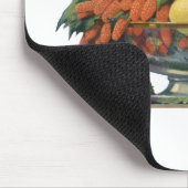 ヴィンテージ食べ物,ボウルに盛り合わせた果物 マウスパッド (コーナー)