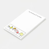 ヴィンテージ食カスタム品のPost it Notes ポストイット (アングル)