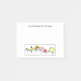 ヴィンテージ食カスタム品のPost it Notes ポストイット