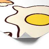 ヴィンテージ食品イラスト:シームレスなパターン。 ポスター (角)