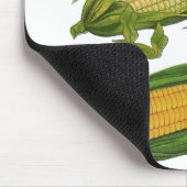 ヴィンテージ食品ヘルシーな野菜とCobの新鮮なトウモロコシ マウスパッド (コーナー)