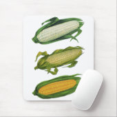 ヴィンテージ食品ヘルシーな野菜とCobの新鮮なトウモロコシ マウスパッド (マウス)