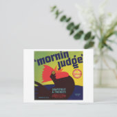 ヴィンテージ食品ラベル ポストカード (スタンド正面)