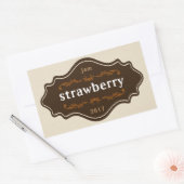 ヴィンテージ食品ラベルjam marmalade自家製の製品 長方形シール (封筒)