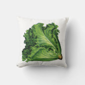 ヴィンテージ食品緑葉野菜 クッション (正面)