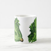 ヴィンテージ食品緑葉野菜 コーヒーマグカップ (中央)