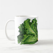 ヴィンテージ食品緑葉野菜 コーヒーマグカップ (左)