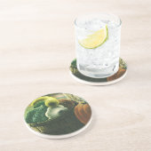 ヴィンテージ食品、ウインタースカッシュ、かぼちゃとリンゴ コースター (側面)