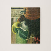 ヴィンテージ食品、ウインタースカッシュ、かぼちゃとリンゴ ジグソーパズル (縦)