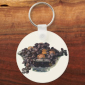ヴィンテージ食品、クルミとアーモンド、フルーツとナッツ キーホルダー (正面)