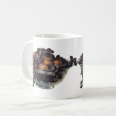 ヴィンテージ食品、クルミとアーモンド、フルーツとナッツ コーヒーマグカップ (正面左)