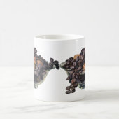 ヴィンテージ食品、クルミとアーモンド、フルーツとナッツ コーヒーマグカップ (中央)