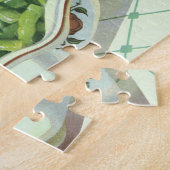 ヴィンテージ食品、グリーンビーンキャセロールとバター ジグソーパズル (側面)