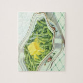 ヴィンテージ食品、グリーンビーンキャセロールとバター ジグソーパズル (縦)