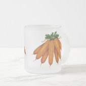ヴィンテージ食品、ニンジンオーガニック野菜束 コーヒーマグカップ (正面右)
