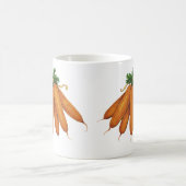 ヴィンテージ食品、ニンジンオーガニック野菜束 コーヒーマグカップ (中央)