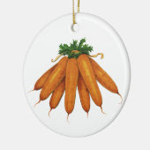 ヴィンテージ食品、ニンジンオーガニック野菜束 セラミックオーナメント (左)