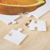 ヴィンテージ食品、フルーツオーガニックフレッシュ健康オレンジ ジグソーパズル (側面)