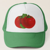 ヴィンテージ食品、赤オーガニック熟した家宝トマト キャップ (正面)