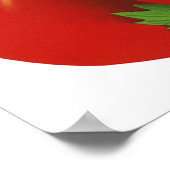 ヴィンテージ食品、赤オーガニック熟した家宝トマト ポスター (角)