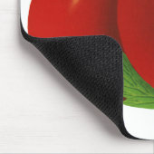 ヴィンテージ食品、赤オーガニック熟した家宝トマト マウスパッド (コーナー)